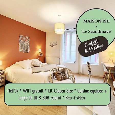 Appart Le Scandinave - Maison 1911 - Confort & Prestige Gien Eksteriør billede